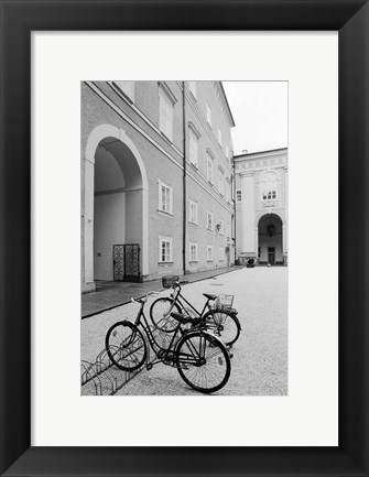 Framed Bicycles in the Domplatz Print