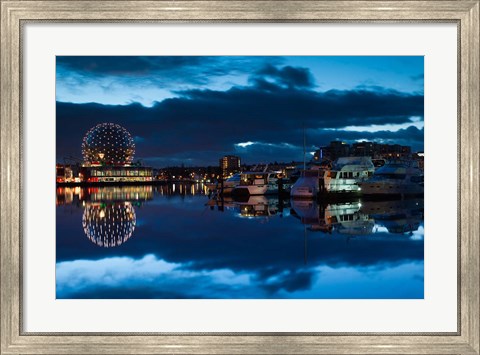 Framed False Creek,Granville Island Print