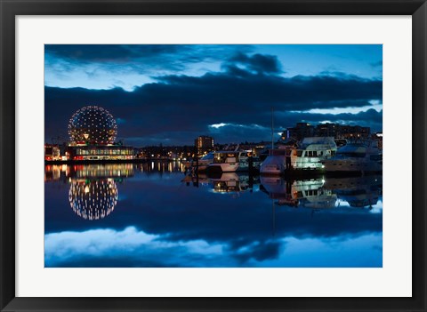 Framed False Creek,Granville Island Print