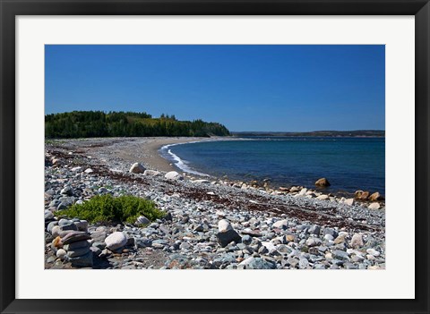 Framed Chedabucto Bay Beach Print