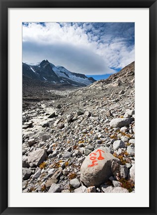 Framed Glacier Viltragenkees, Mt Kleinvenediger Print