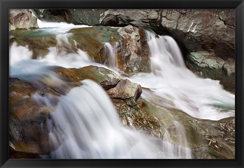 Framed River Isel, Hohe Tauern National Park Print