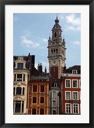 Framed Lille Architecture and Bell Tower Print