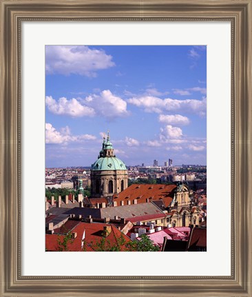 Framed St Nicholas Church, Czech Republic Print