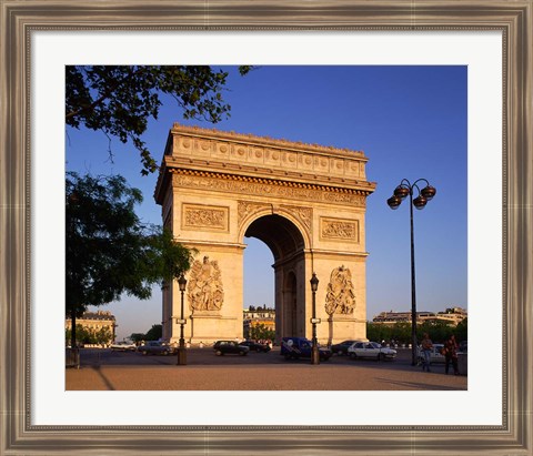 Framed Arc de Triomphe, Paris, France Print