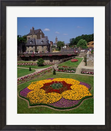 Framed Hermine Castle, Vannes, Brittany, France Print