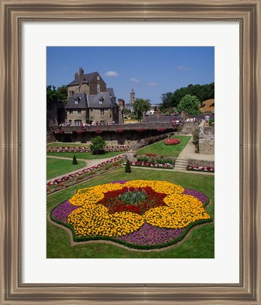 Framed Hermine Castle, Vannes, Brittany, France Print