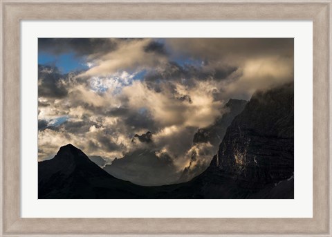 Framed Sunrise over Karwendel Mountains Print