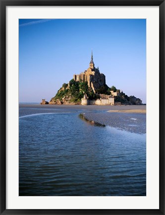 Framed Mont Saint-Michel, Normandy, France Print