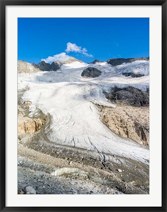 Framed Peak of Mt Grossvenediger Print