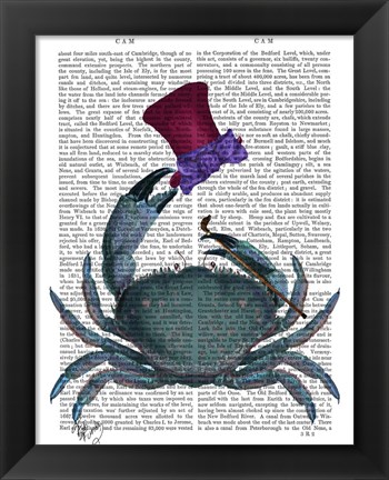 Framed Dandy Crab Print