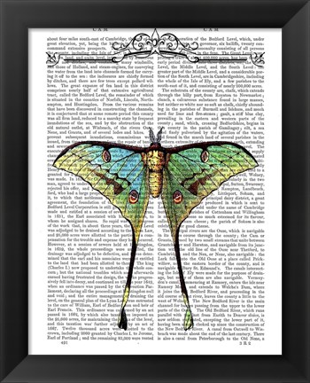 Framed Butterfly 1 Print