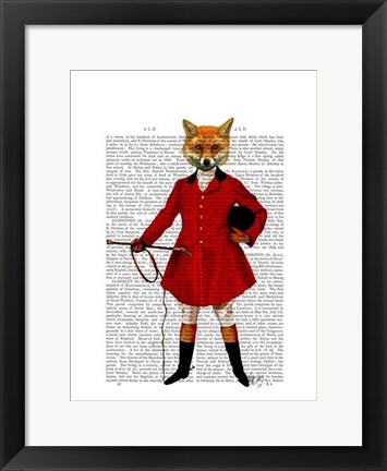 Framed Fox Hunter 2 Full Print