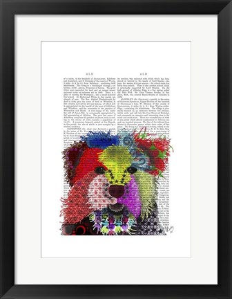 Framed Yorkshire Terrier - Patchwork Print