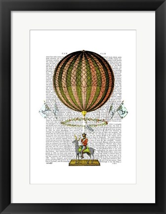 Framed Hot Air Balloon Zephire Print