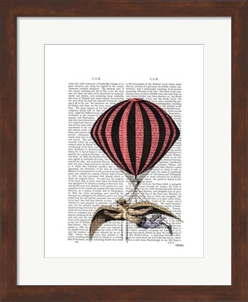 Framed Vintage Flying Machine Print