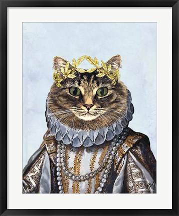 Framed Cat Queen Print