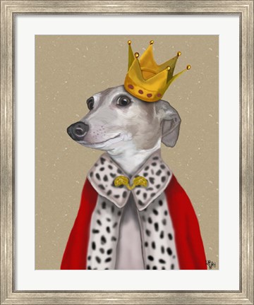 Framed Greyhound Queen Print