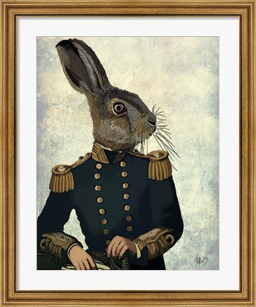 Framed Lieutenant Hare Print