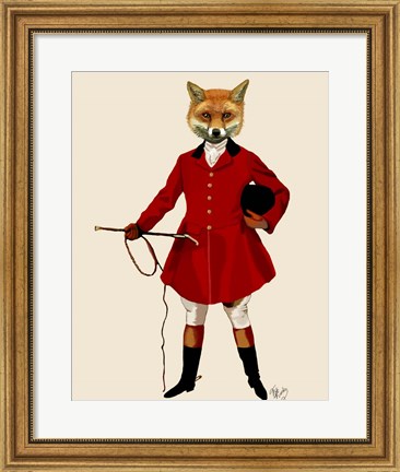 Framed Fox Hunter 2 Full Print