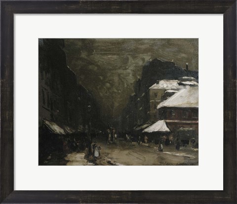 Framed Snow, 1899 Print