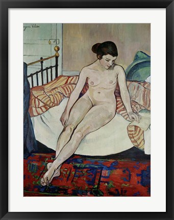 Framed Female Nude, 1922 Print