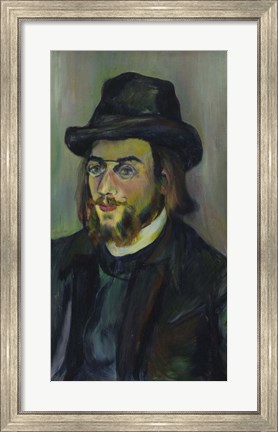 Framed Portrait of Erik Satie (1866-1925), 1892-93 Print