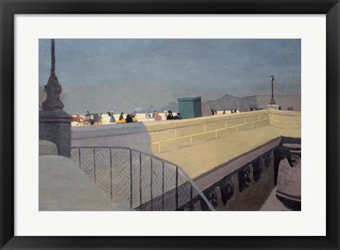 Framed Pont Neuf in Paris, 1901 Print