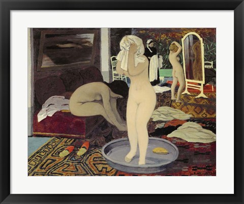 Framed Women at Their Toilette, 1897 Print