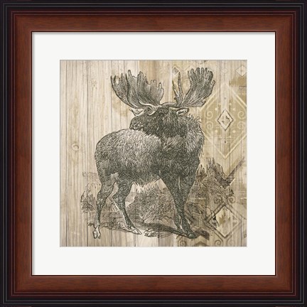 Framed Natural History Lodge VIII Print