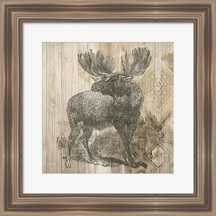 Framed Natural History Lodge VIII Print