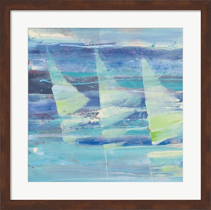 Framed Summer Sail I Print