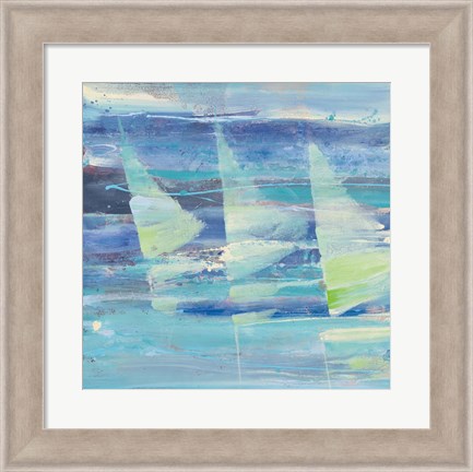 Framed Summer Sail I Print