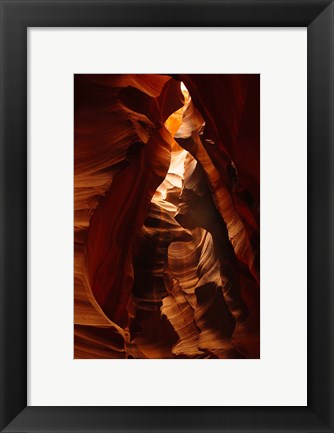 Framed Shaft of Light, Upper Antelope Canyon 2 Print