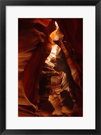 Framed Shaft of Light, Upper Antelope Canyon 2 Print