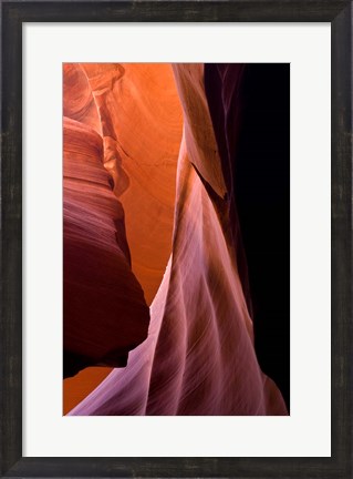 Framed Upper Antelope Canyon, Eroded Sandstone Print