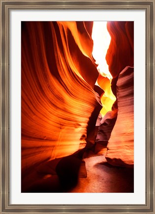 Framed Antelope Canyon Silhouettes in Page, Arizona Print