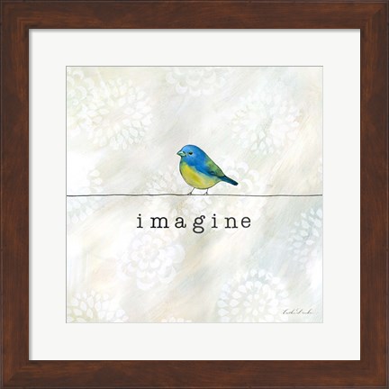 Framed Birds of a Feather Square IV Print