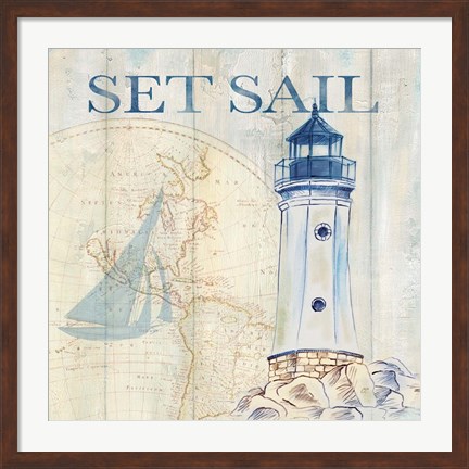 Framed Sail Away I Print