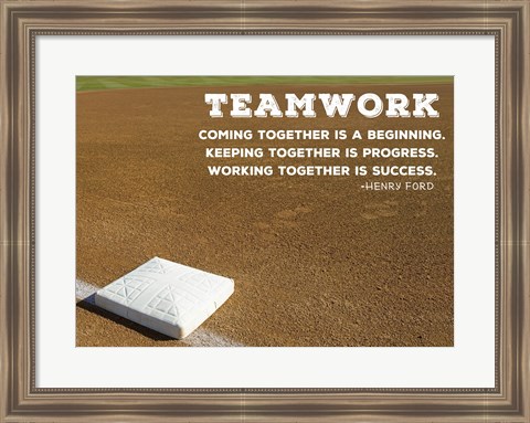 Framed Teamwork Print