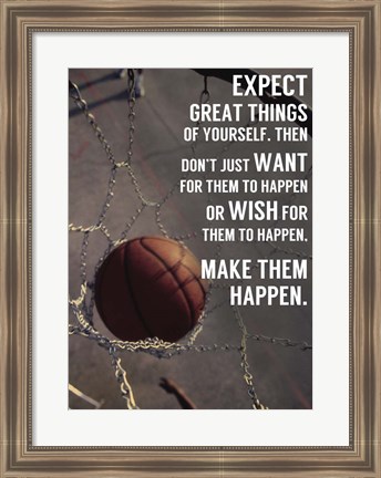 Framed Make It Happen Print