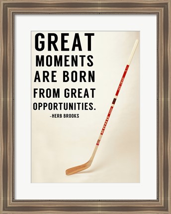 Framed Great Moments Print