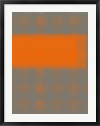 Framed Abstract Orange 3 Print