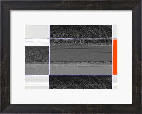 Framed Black Square Print