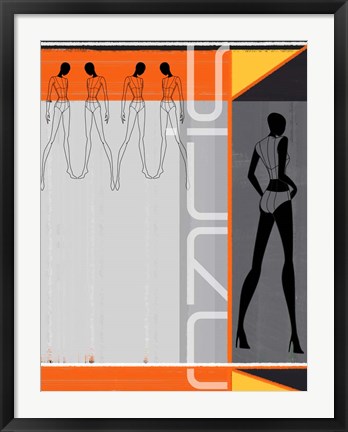 Framed Fashion Tunes Print