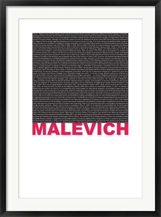 Framed Kasimir Malevich Print