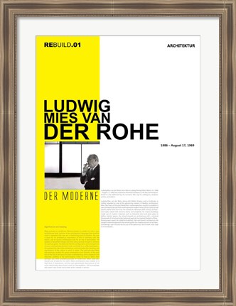 Framed Mies Van Der Rohe Print
