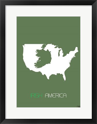 Framed Irish America Print