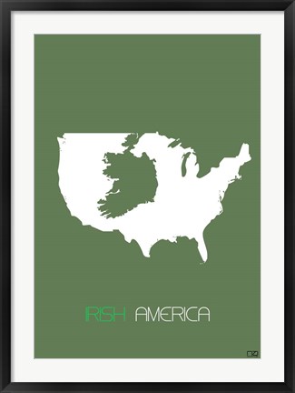 Framed Irish America Print