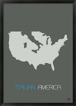 Framed Italian America Print